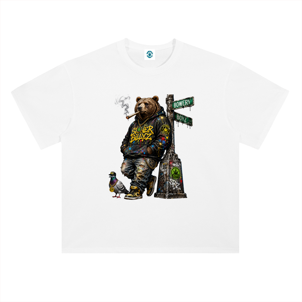 Heavyweight Drop Shoulder Cotton T-Shirt