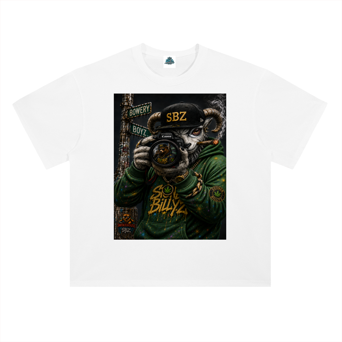 Heavyweight Drop Shoulder Cotton T-Shirt